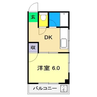 ハウス六本木【3階】の間取り
