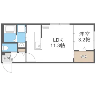 ニルヴァーナ【4階】の間取り
