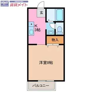 ジェムフォレスト D棟【2階】の間取り