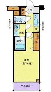 クレヴィスタ三軒茶屋【2階】の間取り
