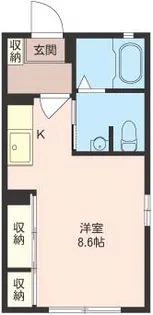 メーノ・マーレ【1階】の間取り