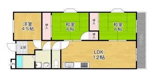グリーンハイツ長尾台【3階】の間取り
