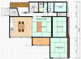 東京都八王子市大楽寺町【一戸建】の間取り