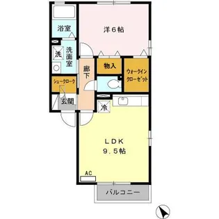 ヴェルドミール II【2階】の間取り