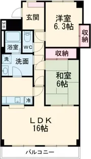 ハイタウンソレイユ【4階】の間取り