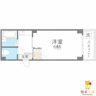 大阪府大阪市福島区鷺洲5【マンション】の間取り