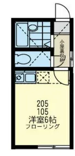 ユナイト宮崎台ラ・マルシェール【2階】の間取り