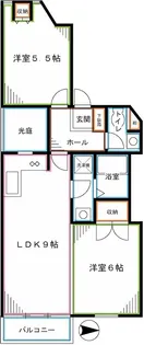 ヒルサイドイン国分寺【3階】の間取り