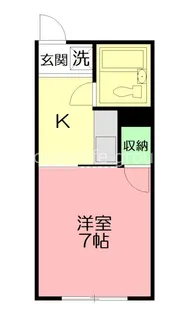 ビューハイツ【2階】の間取り