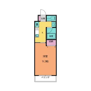 フラッシュマンション【3階】の間取り
