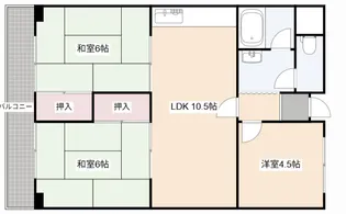 明香マンション【3階】の間取り