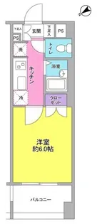 プロスペール溝の口【3階】の間取り