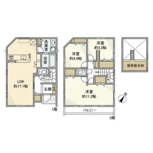 埼玉県さいたま市南区白幡3【一戸建】の間取り