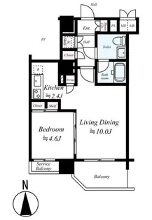メインステージ パーク大山【7階】の間取り