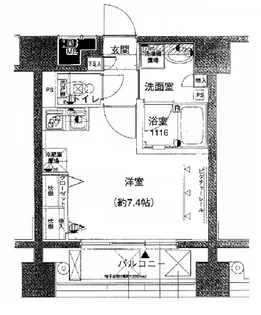 ナビウス東日本橋1番館【7階】の間取り