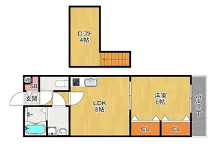 KTIレジデンス枚方【3階】の間取り