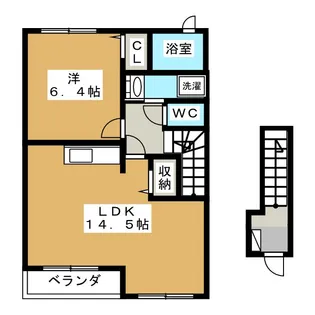 メゾン シーサイド【2階】の間取り