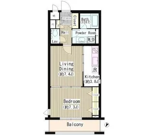 ルミエール中町【3階】の間取り