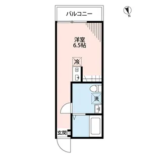 神奈川県川崎市川崎区観音2【アパート】の間取り