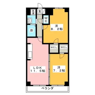 千葉ポートイースト【10階】の間取り