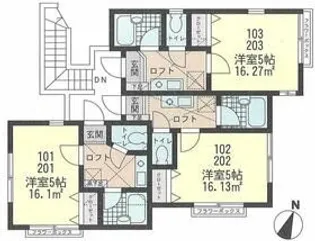 プラナス大口I【2階】の間取り