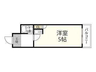 コート上東雲【5階】の間取り