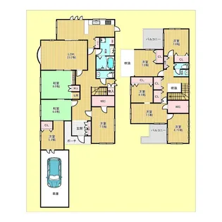 大阪府吹田市原町3【一戸建】の間取り