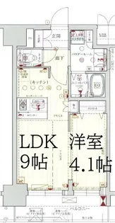 大阪府大阪市中央区内淡路町1【マンション】の間取り