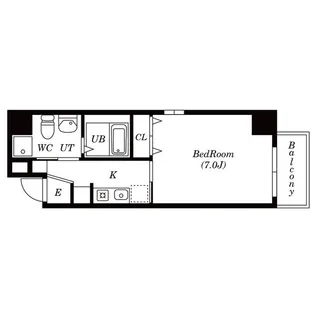 ラ・フォーレ東野田II【4階】の間取り