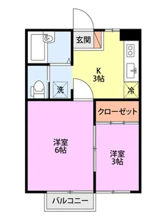 サンモール【1階】の間取り