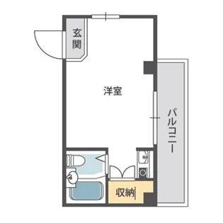 メゾン真法院【4階】の間取り