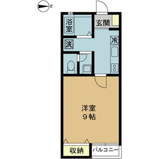 アベニール笹口【2階】の間取り