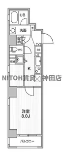 東京都中央区東日本橋1【マンション】の間取り