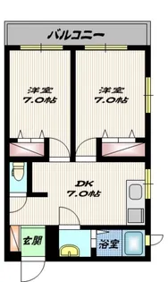 第6浜野ビル【4階】の間取り