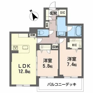 Shiny【1階】の間取り