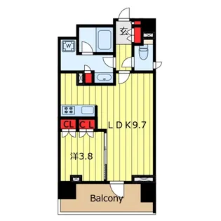LaSante千駄木【2階】の間取り
