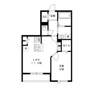 パステル・ブラン【2階】の間取り