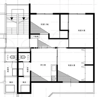 コーポ増田【2階】の間取り