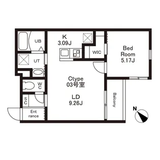 (仮)Cherim南福岡V【1階】の間取り