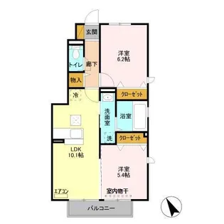 ブリランテA【1階】の間取り