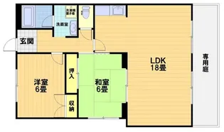 パラッシオ・アイ【1階】の間取り