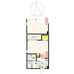 ハーモニーテラス大和町II【1階】の間取り