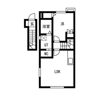 レフィナードさくら久田【2階】の間取り