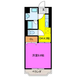 アプリ1【3階】の間取り