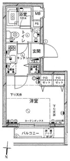 パークサイド亀戸【6階】の間取り