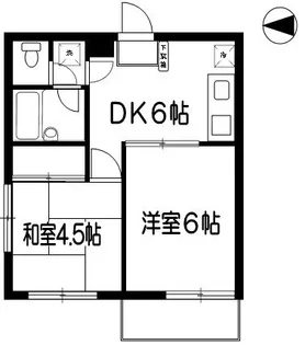 武蔵ハイツI【1階】の間取り