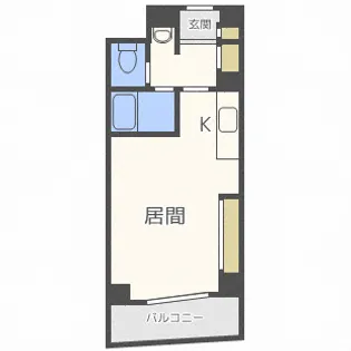 サテラ北34条【8階】の間取り