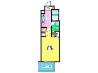グラマシー京橋【4階】の間取り