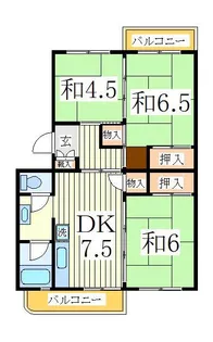 カーム北柏【4階】の間取り
