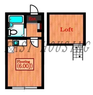 東京都渋谷区本町3【アパート】の間取り